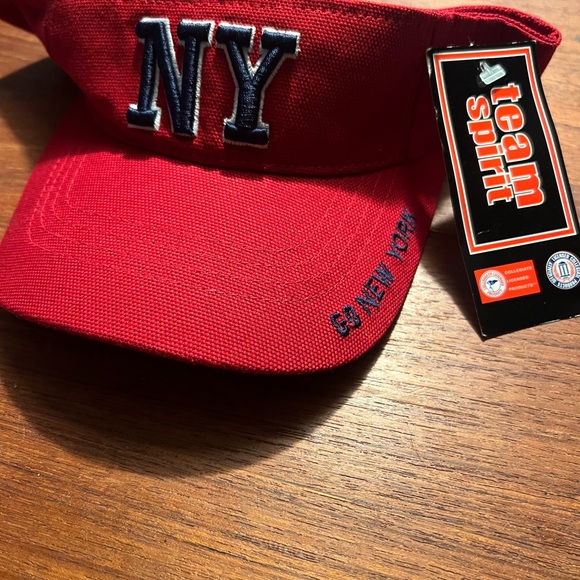 NY New York Red Visor NWT - Picture 1 of 5